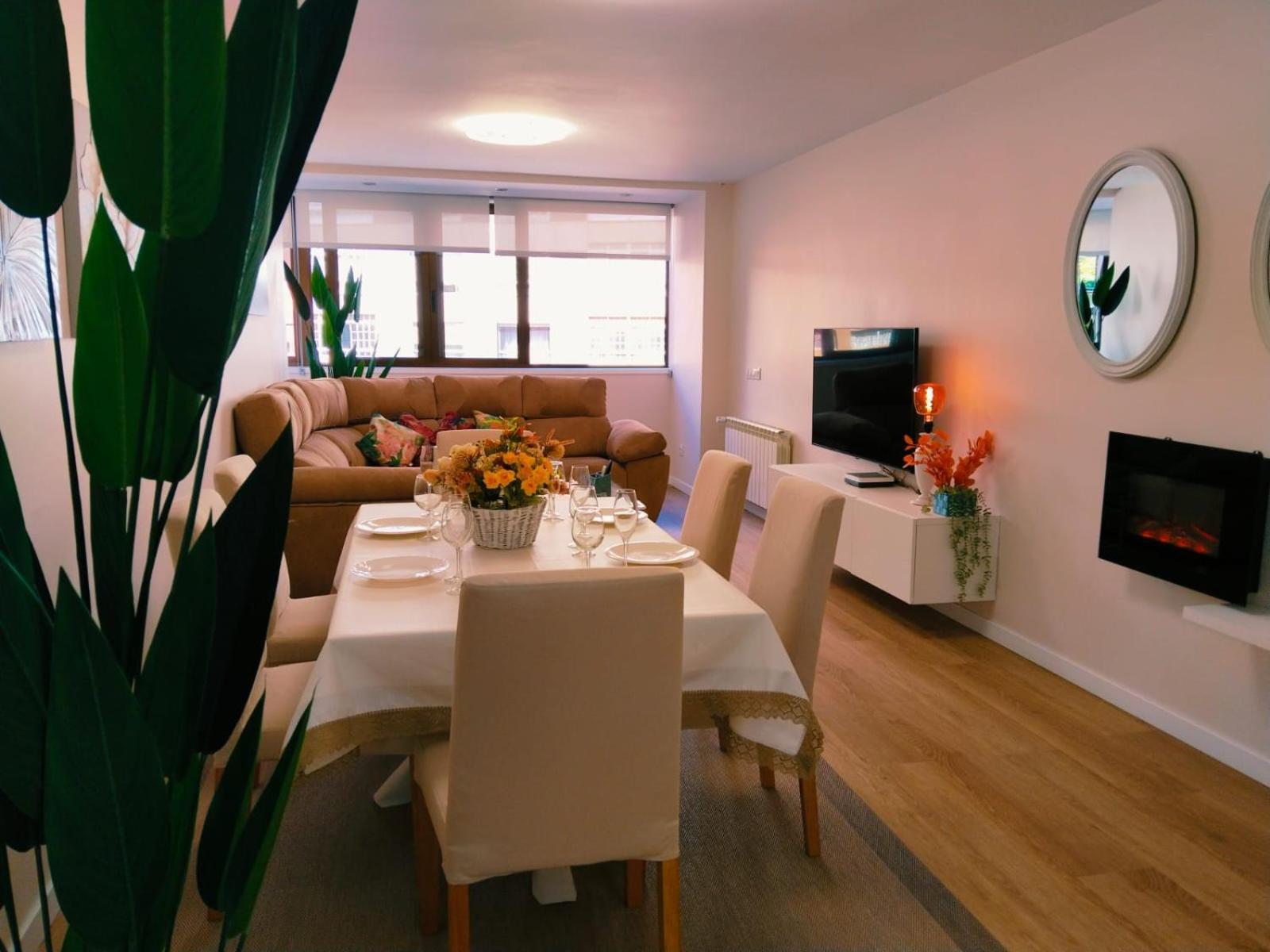 Apartamento Centrico De Lujo El Paraiso Vigo Bagian luar foto